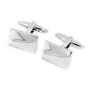 Rectangle 3D Convexity Dress Shirt Cuff Links for Wedding Office Gift 1 Pair