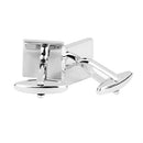 Pair Of Fashionable Men Opal Shirt Cufflinks Office Meeting Events Anniversary Supplies Blue