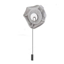 Handmade Polyester Men Boutonniere Brooch Pin Lapel Flower Clothing Decor Silver