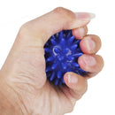 Professional Men Women Athletes Spikey Trigger Point Self Massage Ball Muscle Tension Pain Reliever Deep Blue