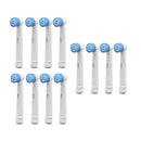 12Pcs/Set Soft Brush Heads Replacement for EBS-17A Electric Toothbrush