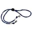 Generic Adjustable Elastic Cord Glasses Holder Antiskid Sport Neck Strap Blue Black