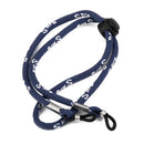 Generic Adjustable Elastic Cord Glasses Holder Antiskid Sport Neck Strap Blue Black