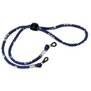 Generic Adjustable Elastic Cord Glasses Holder Antiskid Sport Neck Strap Blue Black