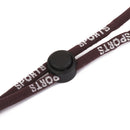 Generic Adjustable Elastic Cord Glasses Holder Antiskid Sports Neck Strap Brown