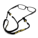 Generic Adjustable Elastic Sport Neck Cord Sunglasses Glasses Stra Black Yellow