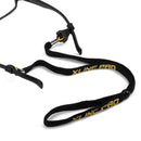 Generic Adjustable Elastic Sport Neck Cord Sunglasses Glasses Stra Black Yellow