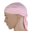 Polyester Anti-UV Wrap Tie Bandana Hat Pirate Scarf For Riding Camping Cycling Biking Headband Head Scarf Pink
