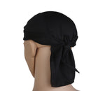 Polyester Anti-UV Wrap Tie Bandana Hat Pirate Scarf For Riding Camping Cycling Biking Headband Head Scarf Black
