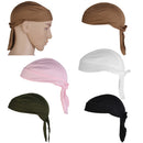 Polyester Anti-UV Wrap Tie Bandana Hat Pirate Scarf For Riding Camping Cycling Biking Headband Head Scarf Black