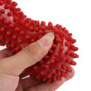 Set Of Peanut Shape Spiky Trigger Point Roller Massage Ball Muscle Tension Reliever Stress Reducer Red