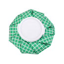 Cloth Ice Bag Pain Stress Neck Knee Head Swelling Pain Injury Reliever Sports Equipment 6Inch White grid