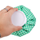 Cloth Ice Bag Pain Stress Neck Knee Head Swelling Pain Injury Reliever Sports Equipment 6Inch White grid