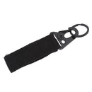 Nylon Webbing Molle Hanging Belt Carabiner Keychain Hook Webbing Buckle Emergency Tools
