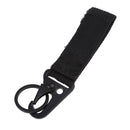 Nylon Webbing Molle Hanging Belt Carabiner Keychain Hook Webbing Buckle Emergency Tools