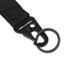 Nylon Webbing Molle Hanging Belt Carabiner Keychain Hook Webbing Buckle Emergency Tools