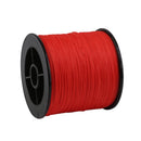 Roll Of Lightweight PE Braided Fishing Line Red Diameter 0.32mm