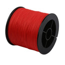 Roll Of Lightweight PE Braided Fishing Line Red Diameter 0.32mm