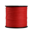 Roll Of Lightweight PE Braided Fishing Line Red Diameter 0.32mm