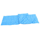 Travel Outdoor Hiking Camping Multifunctional Soft Warm Ultra-light Mattress Sleeping Bag Pad Camping Hiking Bed Sky Blue