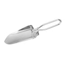 9" Handy Stainless Steel Folding Shovel Outdoor Survival Spade Gardening Hiking Trowel