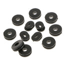 12pcs Bracket Side Cover Grommet for Motorcycle Car GS125 Black