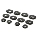 12x Rubber Grommet Fairing Washer for Honda CB CL XL 100 CG125 CB125S CB125T