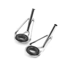 75 Pcs/Box 15 Sizes Stainless Steel Ceramics Bait Casting Fishing Rod Guides Line Rings Repair Tool