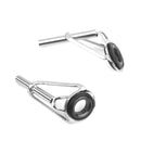 75 Pcs/Box 15 Sizes Stainless Steel Ceramics Bait Casting Fishing Rod Guides Line Rings Repair Tool