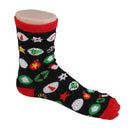 1 Pair 80% Cotton Unisex Soft Autumn Winter Warm Christmas Style Crew Socks