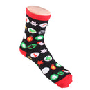 1 Pair 80% Cotton Unisex Soft Autumn Winter Warm Christmas Style Crew Socks