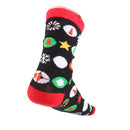 1 Pair 80% Cotton Unisex Soft Autumn Winter Warm Christmas Style Crew Socks