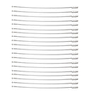 20pc Multifunctional Stainless Steel Wire Rope Key Chain Keyfob Keychain Keyring