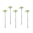 5X Stainless Steel Luminous Tent Peg Camping Stake Nail Self Defense Tool