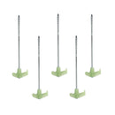 5X Stainless Steel Luminous Tent Peg Camping Stake Nail Self Defense Tool