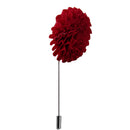 Men Fashionable Wedding Suit Clothing Charms Fabric Lapel Gomphrena Globosa Flower Brooch Boutonniere Tuxedo Pin Red