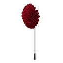 Men Fashionable Wedding Suit Clothing Charms Fabric Lapel Gomphrena Globosa Flower Brooch Boutonniere Tuxedo Pin Red