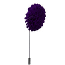 Men Fashionable Wedding Suit Women Clothing Charms Fabric Lapel Gomphrena Globosa Flower Brooch Boutonniere Tuxedo Pin Purple