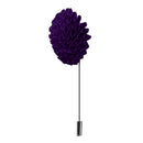 Men Fashionable Wedding Suit Women Clothing Charms Fabric Lapel Gomphrena Globosa Flower Brooch Boutonniere Tuxedo Pin Purple