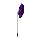 Men Fashionable Wedding Suit Women Clothing Charms Fabric Lapel Gomphrena Globosa Flower Brooch Boutonniere Tuxedo Pin Purple