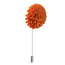 Men Fashionable Wedding Suit Women Clothing Charms Fabric Lapel Gomphrena Globosa Flower Brooch Boutonniere Tuxedo Pin Orange