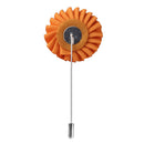 Men Fashionable Wedding Suit Women Clothing Charms Fabric Lapel Gomphrena Globosa Flower Brooch Boutonniere Tuxedo Pin Orange