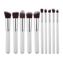 Pro 10pcs Makeup Eyeliner Brushes Kit Set Powder Foundation Cosmetic Tool