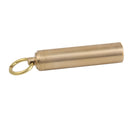 Outdoor Sports Brass Survival Waterproof Case Seal Capsule Container Holder for Hiking Climbing