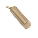 Outdoor Sports Brass Survival Waterproof Case Seal Capsule Container Holder for Hiking Climbing