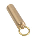 Outdoor Sports Brass Survival Waterproof Case Seal Capsule Container Holder for Hiking Climbing
