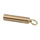 Outdoor Sports Brass Survival Waterproof Case Seal Capsule Container Holder for Hiking Climbing