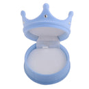 Velvet Cute Crown Shaped Ring Earrings Jewelry Display Box Organiser Storage Case Wedding Engagement Christmas Diwali Gift Sky Blue