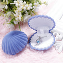 Velvet Cute Necklace Earrings Jewelry Display Box Organiser Storage Case Wedding Engagement Christmas Diwali Gift Blue
