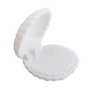 Velvet Cute Necklace Earrings Jewelry Display Box Organiser Storage Case Wedding Engagement Christmas Diwali Gift White